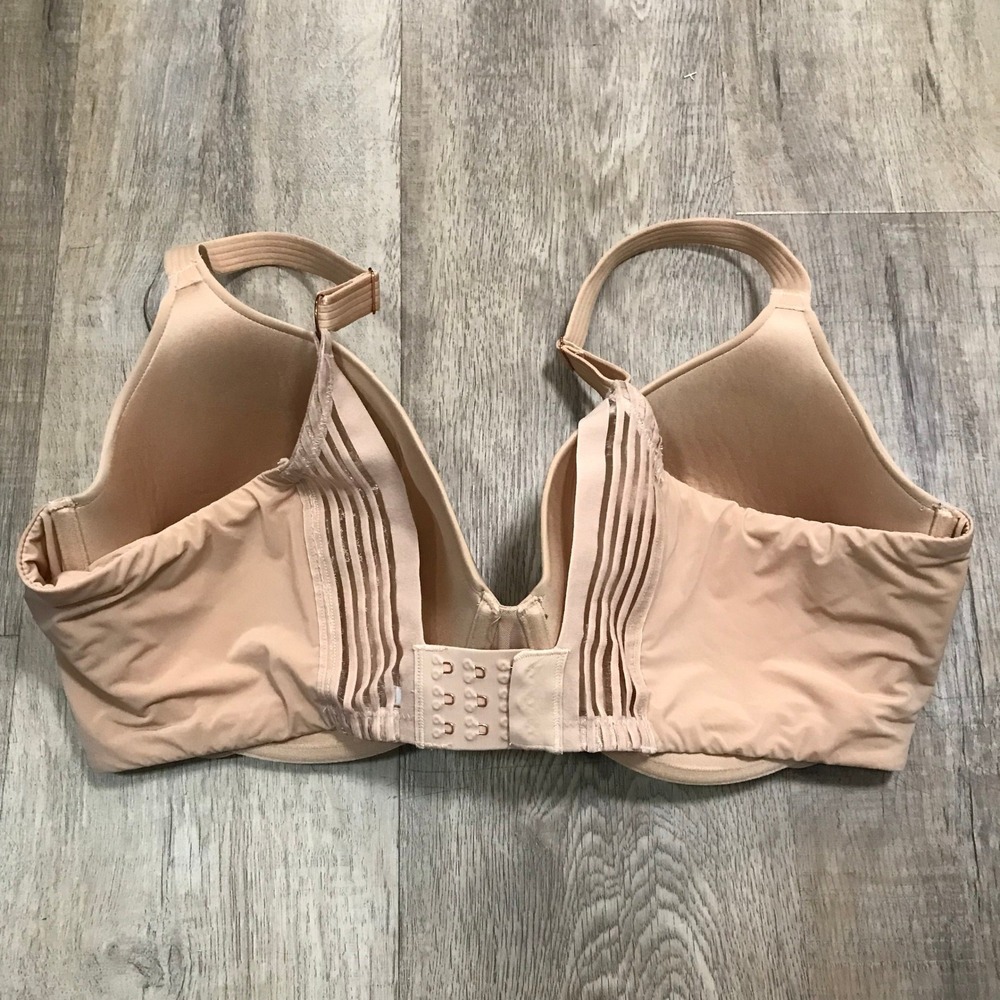 Le Mystere 40DDD/F Beige Full Coverage Bra - Picture 2 of 7